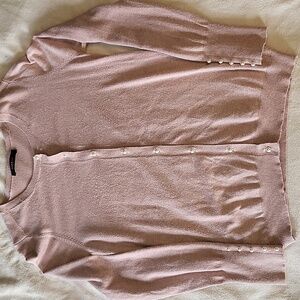 Zara cardigan with pearl buttons size Large